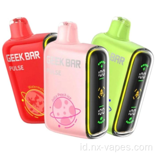 Geek bar pulsa 15000 puff vape sekali pakai